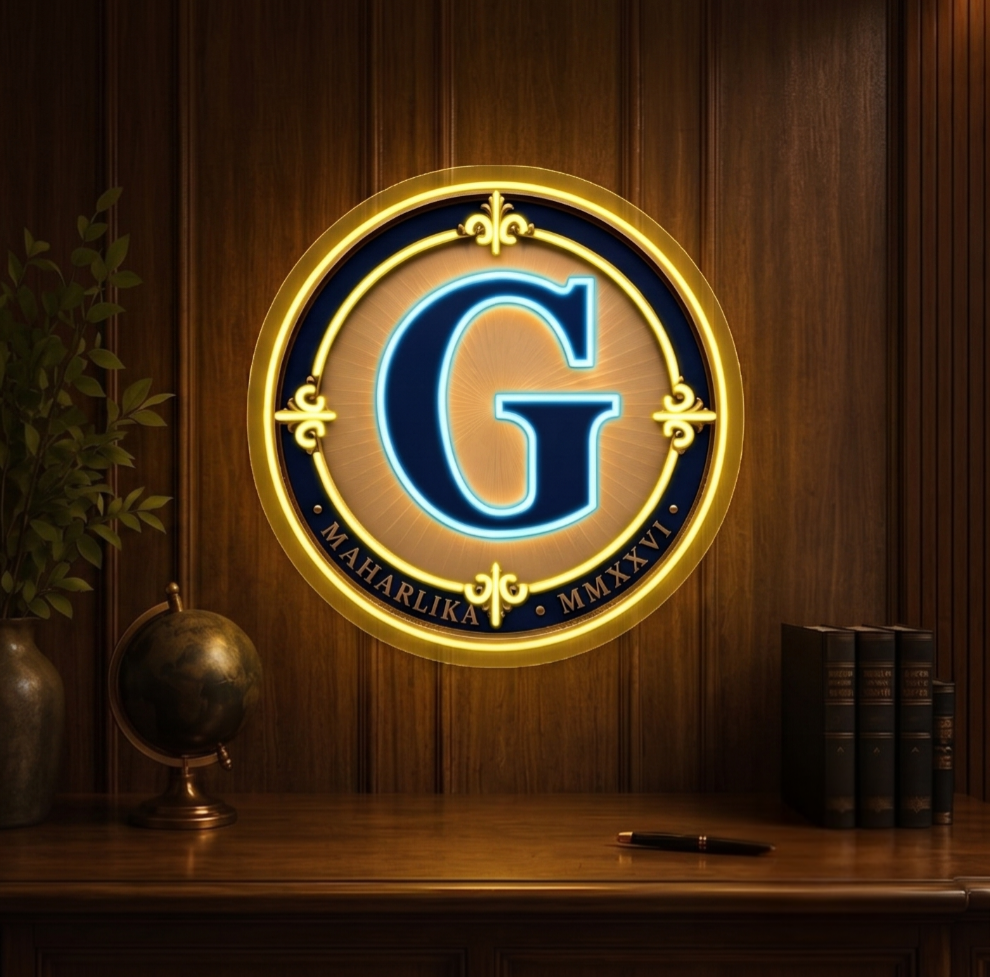 LED Neon Acrylic Sign | Maharlika "G"