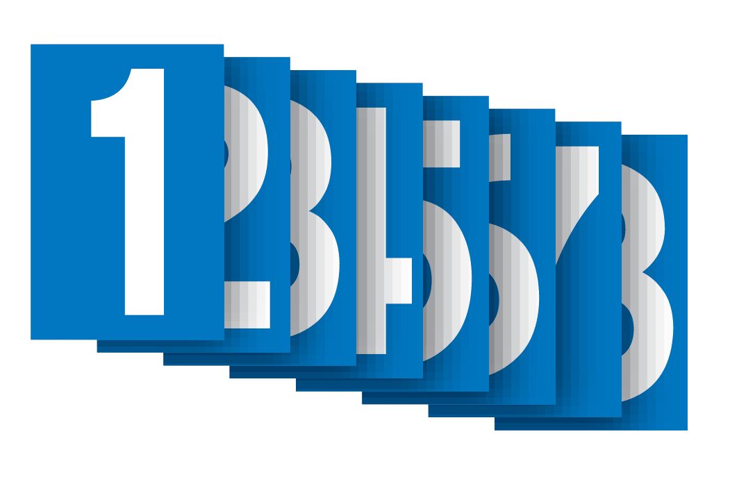 Chevron - Aluminum Fonts - 9"x5-7/8"