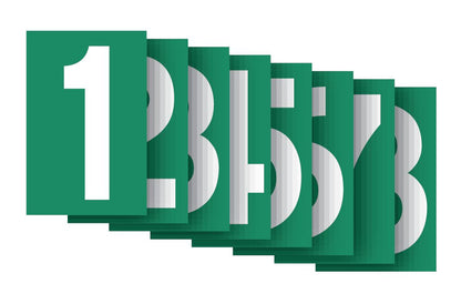 Chevron - Aluminum Fonts - 9"x5-7/8"