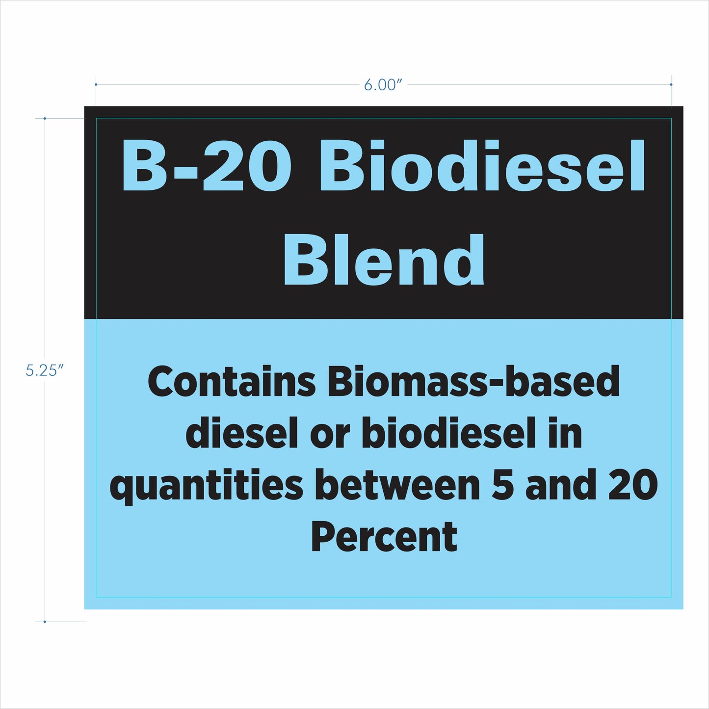 B20 Biodiesel Blend