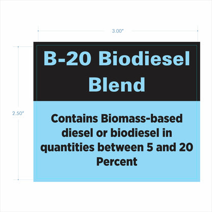 B20 Biodiesel Blend