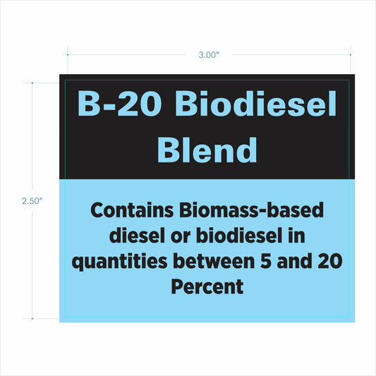 B20 Biodiesel Blend