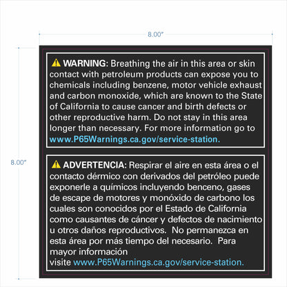 CA Prop 65 - Warning