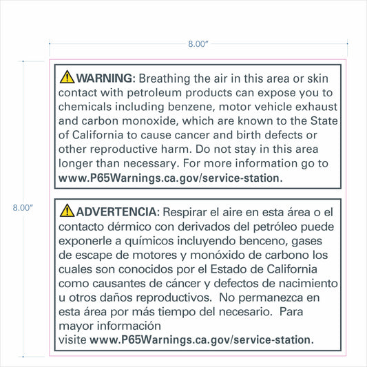 CA Prop 65 - Warning