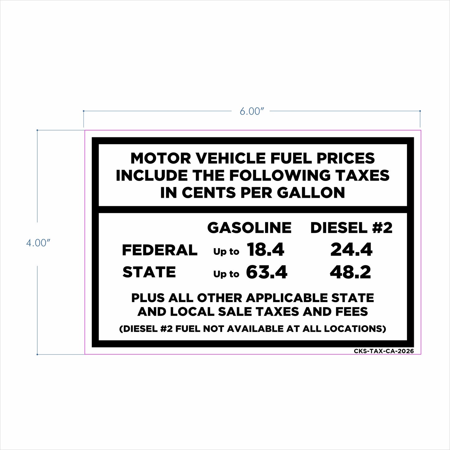 CA Tax - Circle K - 2026