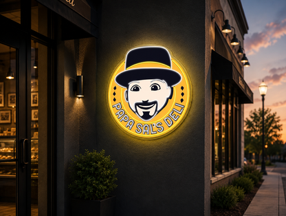LED Neon Acrylic Sign | Papa Sals