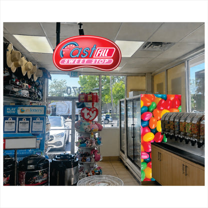 LED Neon Acrylic Sign - Fast Fill | Sweet Stop