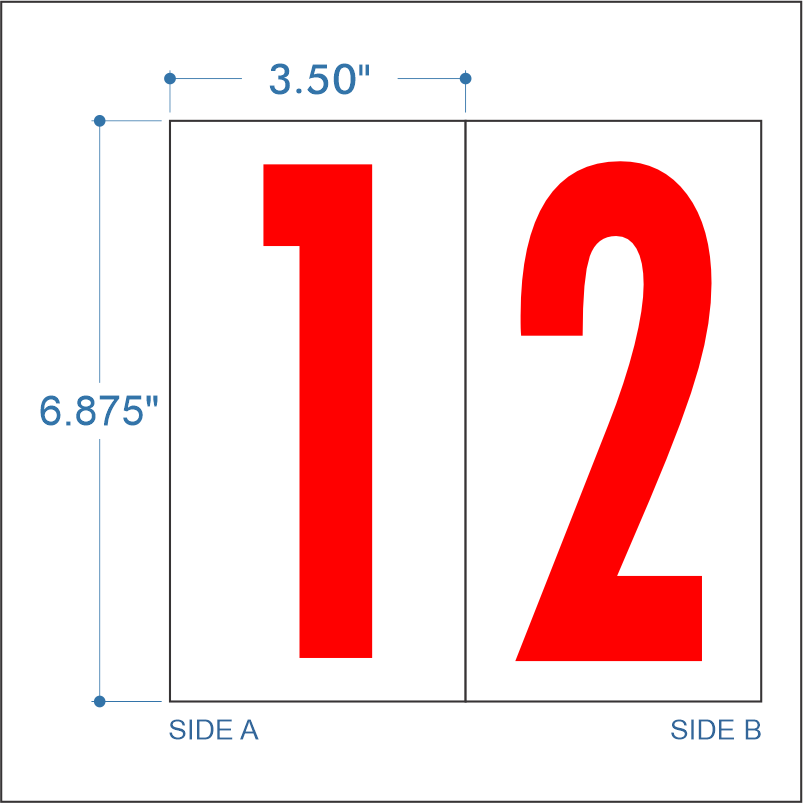 Shell - Aluminum Fonts - 6.875"x3.5"