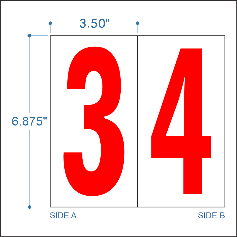 Shell - Aluminum Fonts - 6.875"x3.5"