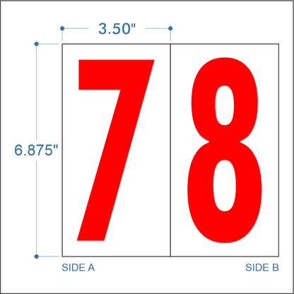 Shell - Aluminum Fonts - 6.875"x3.5"