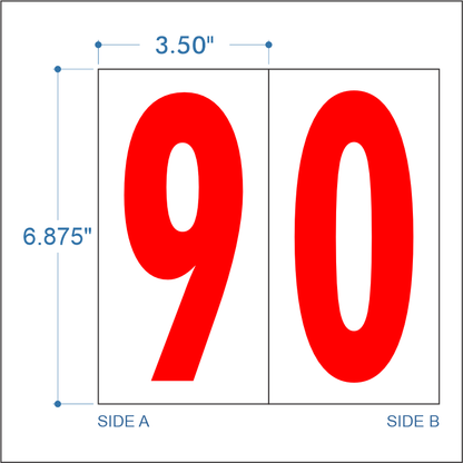 Shell - Aluminum Fonts - 6.875"x3.5"
