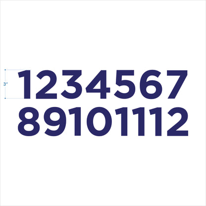 United Oil | Decals | Dispenser Vinyl Numbers